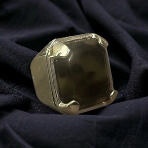 Chico’s square tortoiseshell statement ring